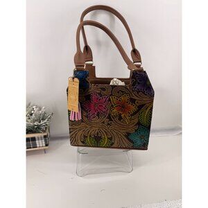 ARTESANAL FLORAL TOTE